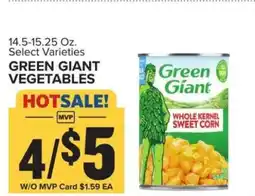 Food Lion Green Giant Vegetables offer