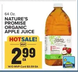 Food Lion Nature's Promise Organic Apple Juice offer