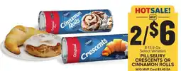 Food Lion Pillsbury Crescents or Cinnamon Rolls offer