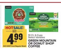 Food Lion Green Mountain or Donut Shop Coffee offer