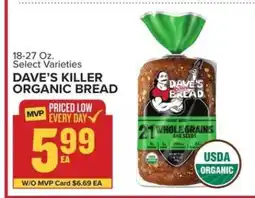 Food Lion Dave's Killer Organic Bread offer