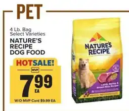 Food Lion Nature's Recipe Dog Food offer