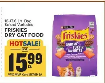 Food Lion Friskies Dry Cat Food offer