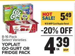 Food Lion Yoplait Go-Gurt or Fridge Pack offer