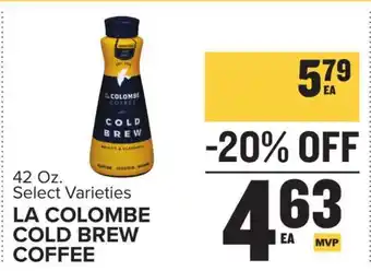Food Lion LA COLOMBE COLD BREW COFFEE offer