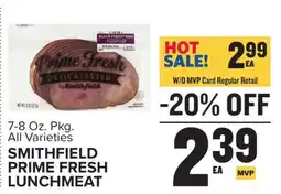 Food Lion Smithfield Prime Fresh Lunchmeat offer