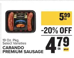 Food Lion CARANDO PREMIUM SAUSAGE offer