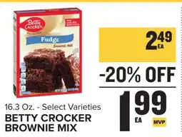 Food Lion Betty Crocker Brownie Mix offer