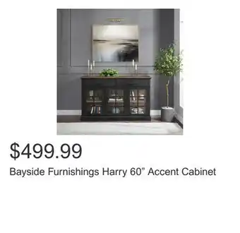 Costco Bayside Furnishings Harry 60 Accent Cabinet offer