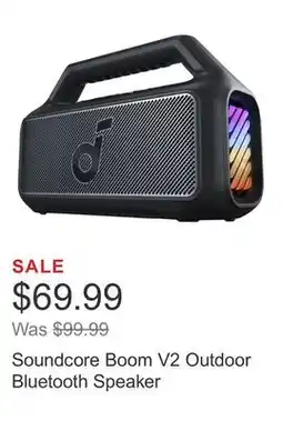Costco Soundcore Boom V2 Outdoor Bluetooth Speaker offer
