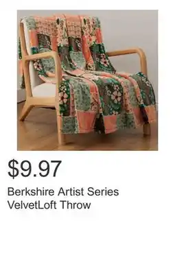 Costco Berkshire Artist Series VelvetLoft Throw offer