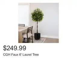 Costco CGH Faux 6' Laurel Tree offer