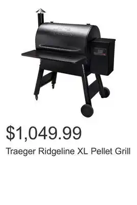 Costco Traeger Ridgeline XL Pellet Grill offer