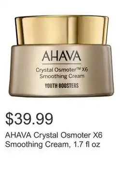 Costco AHAVA Crystal Osmoter X6 Smoothing Cream, 1.7 fl oz offer