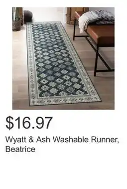 Costco Wyatt & Ash Washable Runner, Beatrice offer