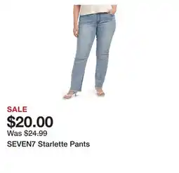Marshalls SEVEN7 Starlette Pants offer