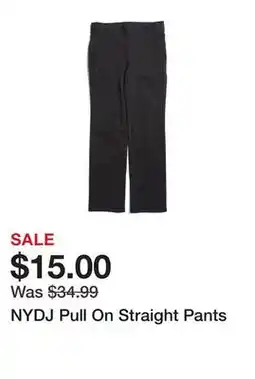Marshalls NYDJ Pull On Straight Pants offer