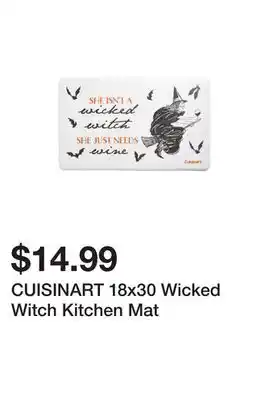Marshalls CUISINART 18x30 Wicked Witch Kitchen Mat offer
