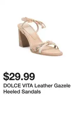 Marshalls DOLCE VITA Leather Gazele Heeled Sandals offer