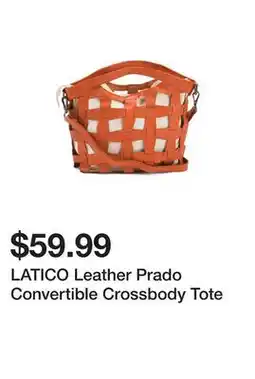 Marshalls LATICO Leather Prado Convertible Crossbody Tote offer
