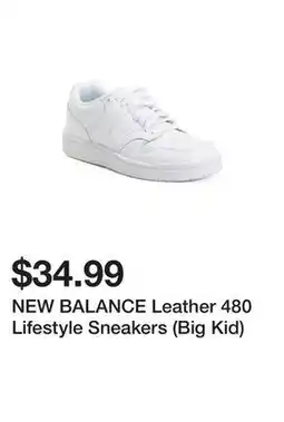 Marshalls NEW BALANCE Leather 480 Lifestyle Sneakers (Big Kid) offer