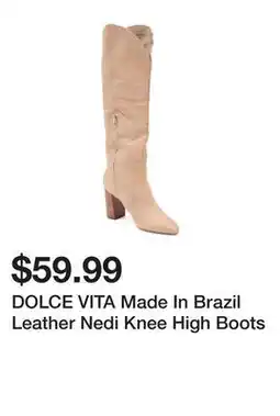 Marshalls DOLCE VITA Made In Brazil Leather Nedi Knee High Boots offer