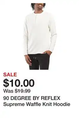 Marshalls 90 DEGREE BY REFLEX Supreme Waffle Knit Hoodie offer