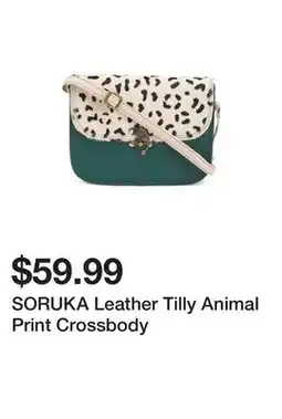Marshalls SORUKA Leather Tilly Animal Print Crossbody offer