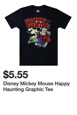 Five Below Disney Mickey Mouse Happy Haunting Graphic Tee offer