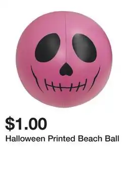 Five Below Halloween Printed Beach Ball offer