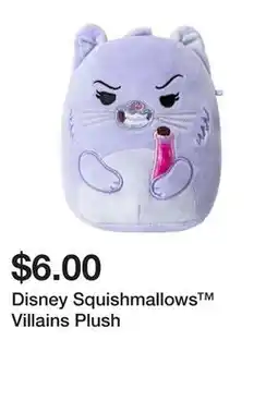 Five Below Disney Squishmallows Villains Plush offer