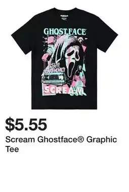 Five Below Scream Ghostface Graphic Tee offer