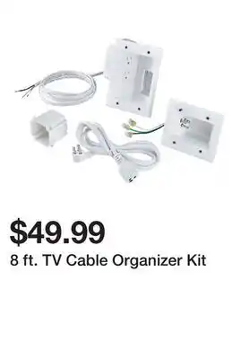 Harbor Freight Tools 8 ft. TV Cable Organizer Kit offer