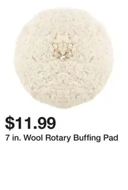 Harbor Freight Tools 7 in. Wool Rotary Buffing Pad offer