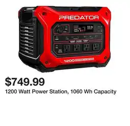Harbor Freight Tools 1200 Watt Power Station, 1060 Wh Capacity offer