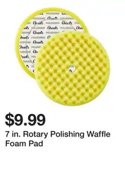 Harbor Freight Tools 7 in. Rotary Polishing Waffle Foam Pad offer