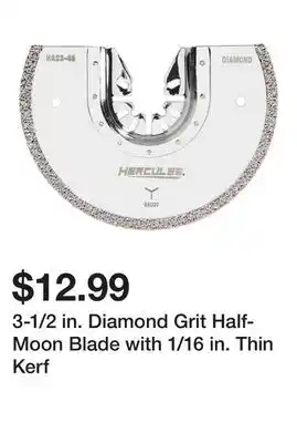 Harbor Freight Tools 3-1/2 in. Diamond Grit Half-Moon Blade with 1/16 in. Thin Kerf offer