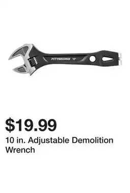 Harbor Freight Tools 10 in. Adjustable Demolition Wrench offer