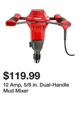Harbor Freight Tools 12 Amp, 5/8 in. Dual-Handle Mud Mixer offer