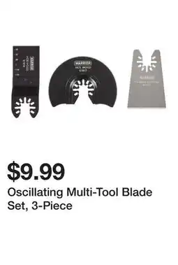 Harbor Freight Tools Oscillating Multi-Tool Blade Set, 3-Piece offer