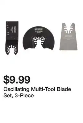 Harbor Freight Tools Oscillating Multi-Tool Blade Set, 3-Piece offer