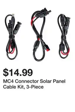Harbor Freight Tools MC4 Connector Solar Panel Cable Kit, 3-Piece offer