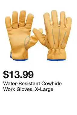 Harbor Freight Tools Water-Resistant Cowhide Work Gloves, X-Large offer