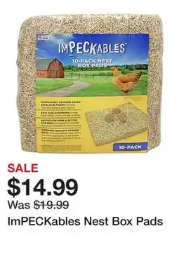 Tractor Supply Company ImPECKables Nest Box Pads offer