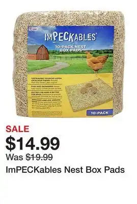 Tractor Supply Company ImPECKables Nest Box Pads offer