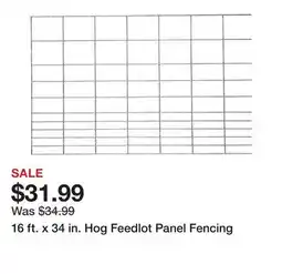Tractor Supply Company 16 ft. x 34 in. Hog Feedlot Panel Fencing offer