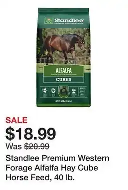 Tractor Supply Company Standlee Premium Western Forage Alfalfa Hay Cube Horse Feed, 40 lb offer