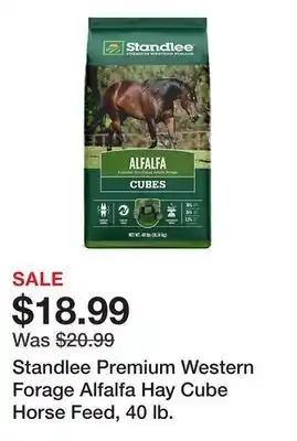 Tractor Supply Company Standlee Premium Western Forage Alfalfa Hay Cube Horse Feed, 40 lb offer