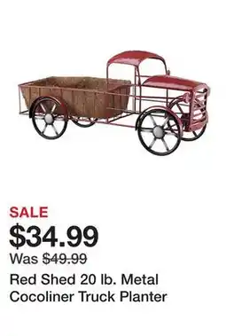 Tractor Supply Company Red Shed 20 lb. Metal Cocoliner Truck Planter offer