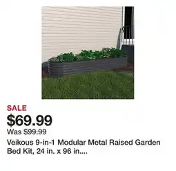 Tractor Supply Company Veikous 9-in-1 Modular Metal Raised Garden Bed Kit, 24 in. x 96 in. x 17 in offer